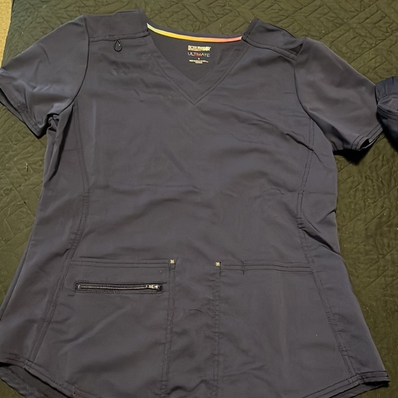 Scrubstar Tops Navy Blue Scrub Set Poshmark
